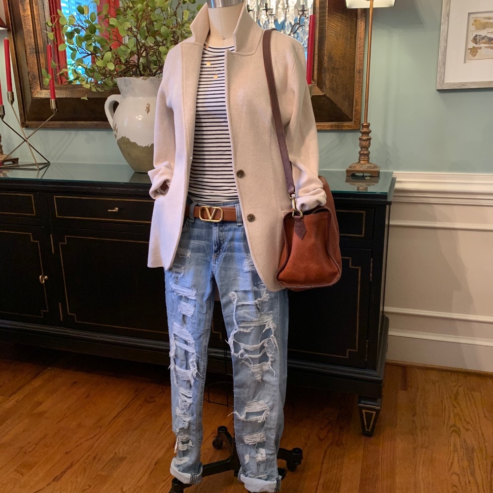 JCrew Sweater Blazer XS